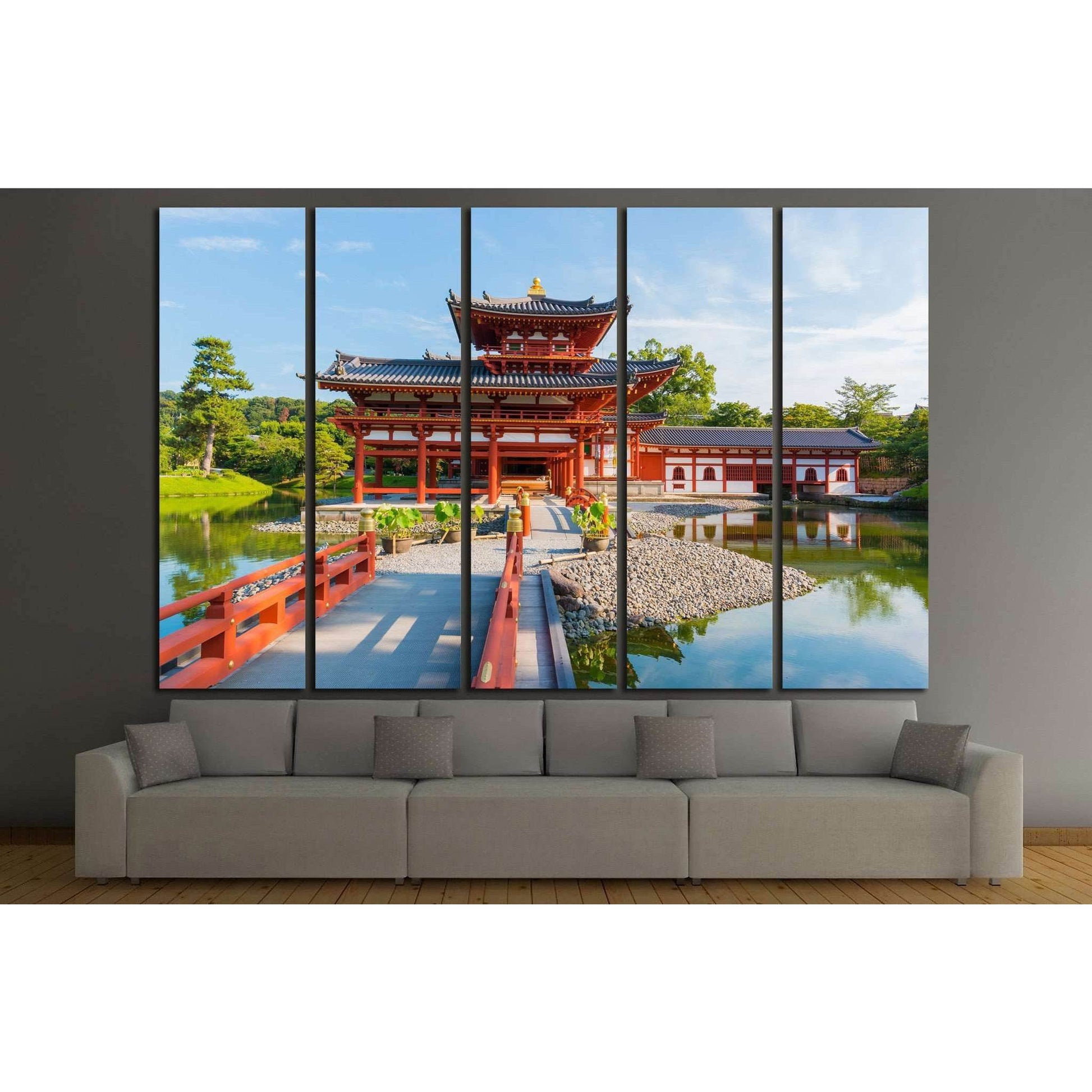 city of Uji in Kyoto №1005 Ready to Hang Canvas Print - Zellart Canvas Prints ALL_Products, s-1005