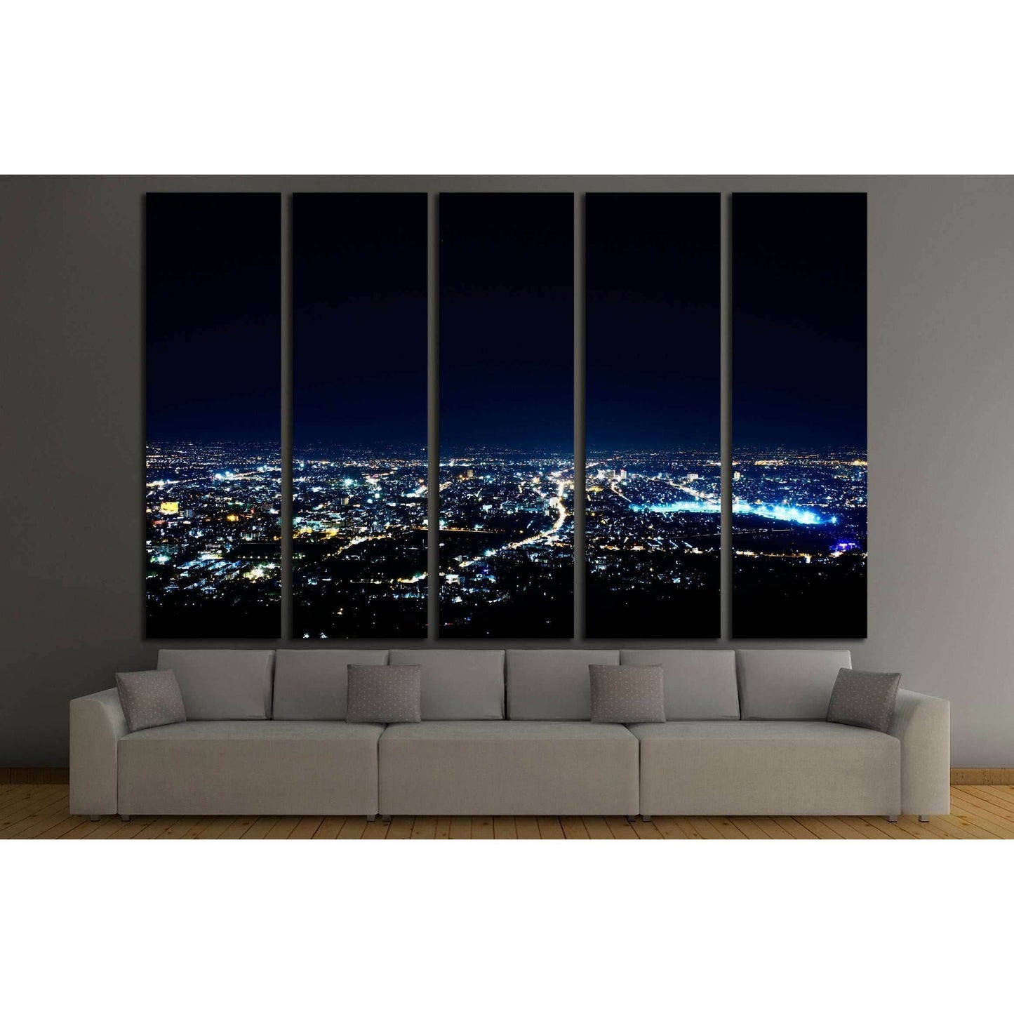 City Sunset Stock Photos, Royalty-Free Images & Vectors №2596 Ready to Hang Canvas Print - Zellart Canvas Prints ALL_Products, s-2596