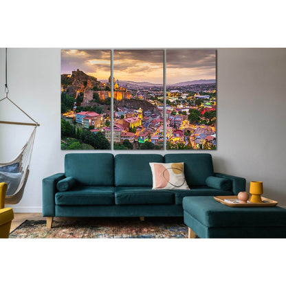 Cityscape Gorgeous Georgia №SL1460 Ready to Hang Canvas Print - Zellart Canvas Prints 0new, ALL_Products, CITYSCAPES & SKYLINES