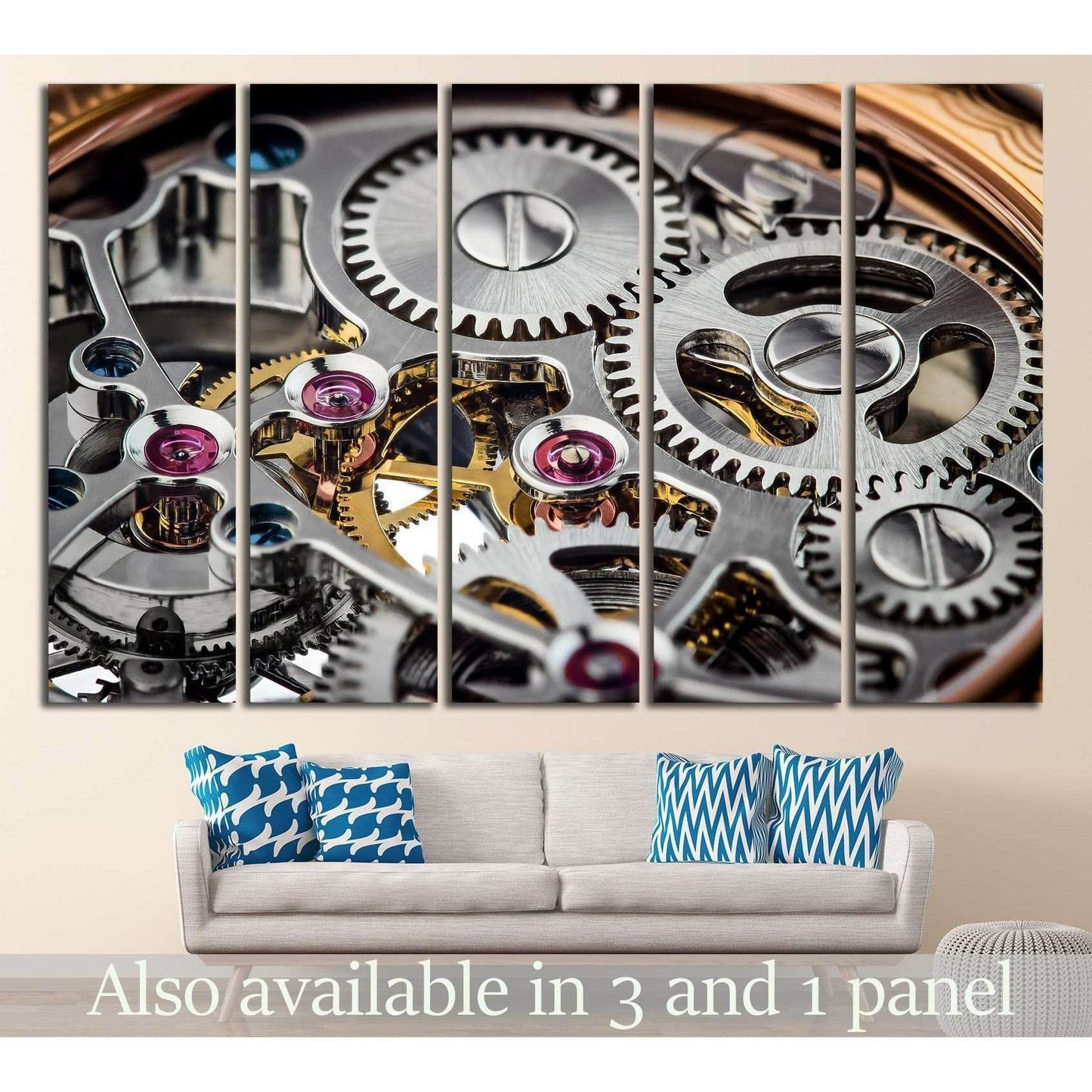 Clock Mechanism №218 Ready to Hang Canvas PrintCanvas art arrives ready to hang, with hanging accessories included and no additional framing required. Every canvas print is hand-crafted, made on-demand at our workshop and expertly stretched around 100% No