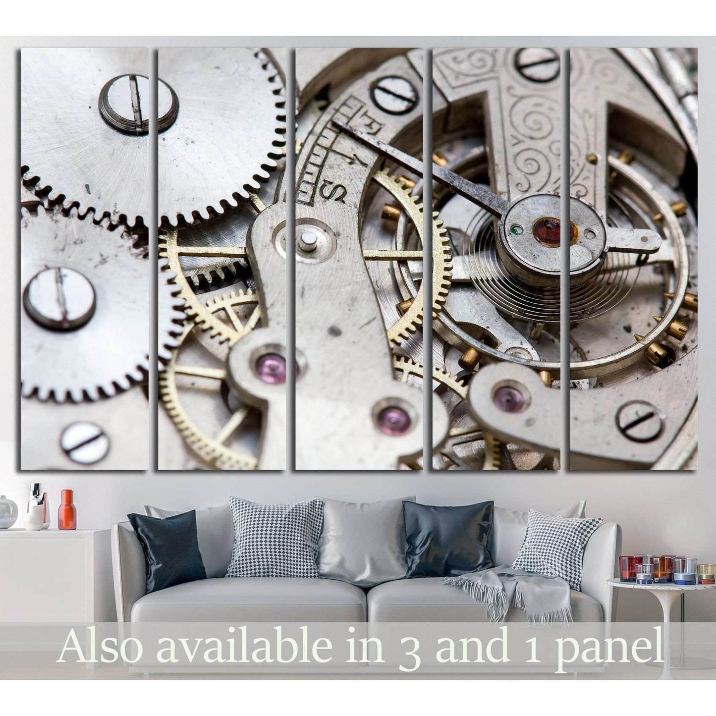 Clock wall art №216 Ready to Hang Canvas Print - Zellart Canvas Prints ALL_Products, wd-216