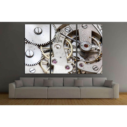 Clock wall art №216 Ready to Hang Canvas Print - Zellart Canvas Prints ALL_Products, wd-216