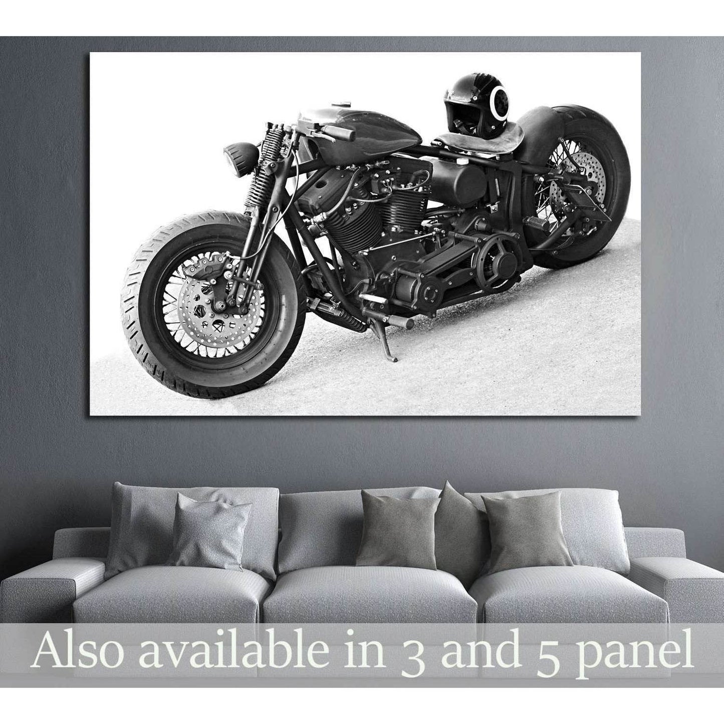 Close up of a high power chopper bike №1896 Ready to Hang Canvas PrintCanvas art arrives ready to hang, with hanging accessories included and no additional framing required. Every canvas print is hand-crafted, made on-demand at our workshop and expertly s