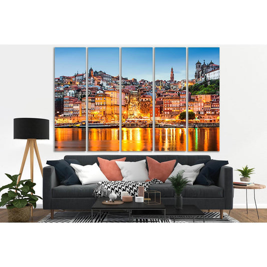 Coast Evening Portugal №SL347 Ready to Hang Canvas Print - Zellart Canvas Prints 0new, ALL_Products, Cityscapes & Skylines