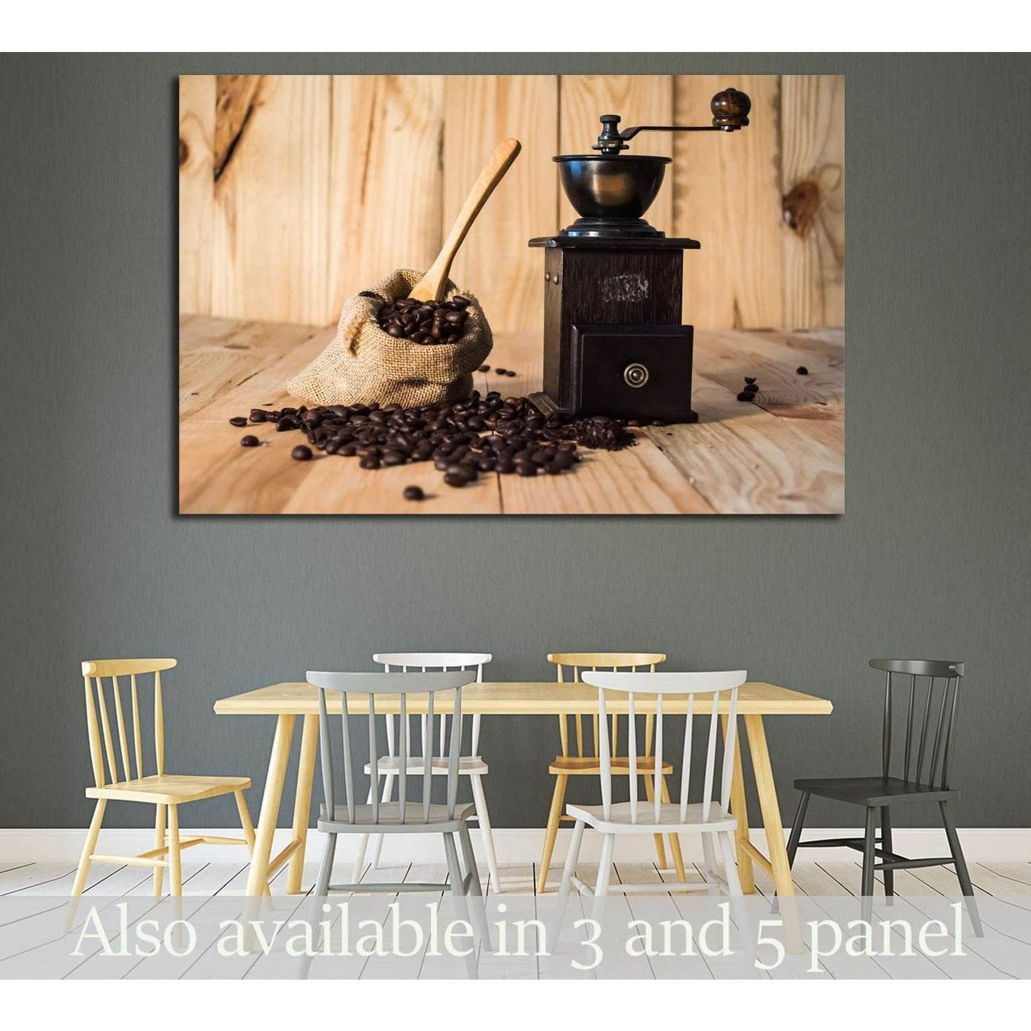 Coffee bean in bag on wood background №1914 Ready to Hang Canvas PrintCanvas art arrives ready to hang, with hanging accessories included and no additional framing required. Every canvas print is hand-crafted, made on-demand at our workshop and expertly s