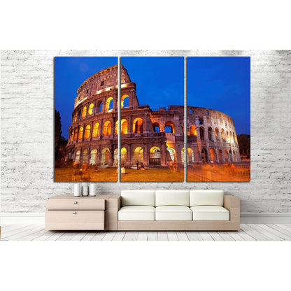 Coliseum, Rome №854 Ready to Hang Canvas Print - Zellart Canvas Prints ALL_Products, s-854