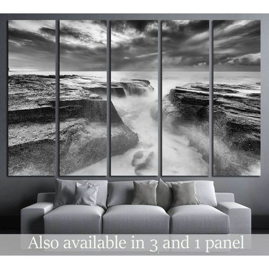 Collaroy beach Narrabeen head in Sydney, Australia №3165 Ready to Hang Canvas Print - Zellart Canvas Prints ALL_Products, s-3165