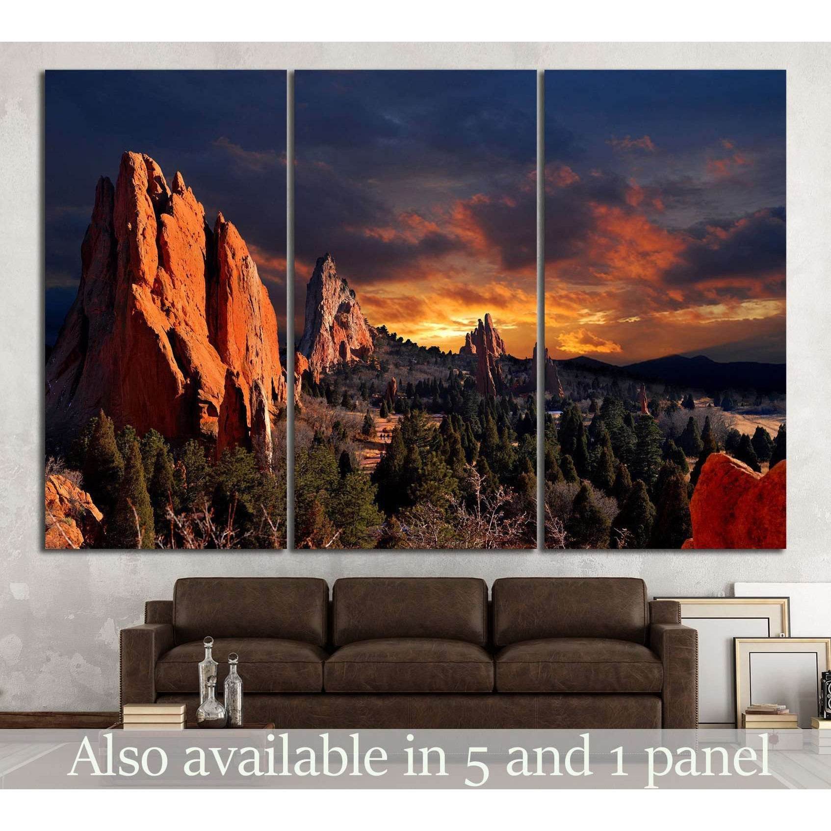 Colorado Springs, Colorado №1035 Ready to Hang Canvas PrintCanvas art arrives ready to hang, with hanging accessories included and no additional framing required. Every canvas print is hand-crafted, made on-demand at our workshop and expertly stretched ar