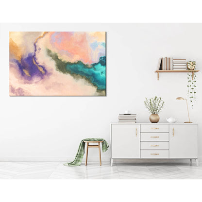 Colored Clouds Abstract №04343 Ready to Hang Canvas Print - Zellart Canvas Prints ALL_Products