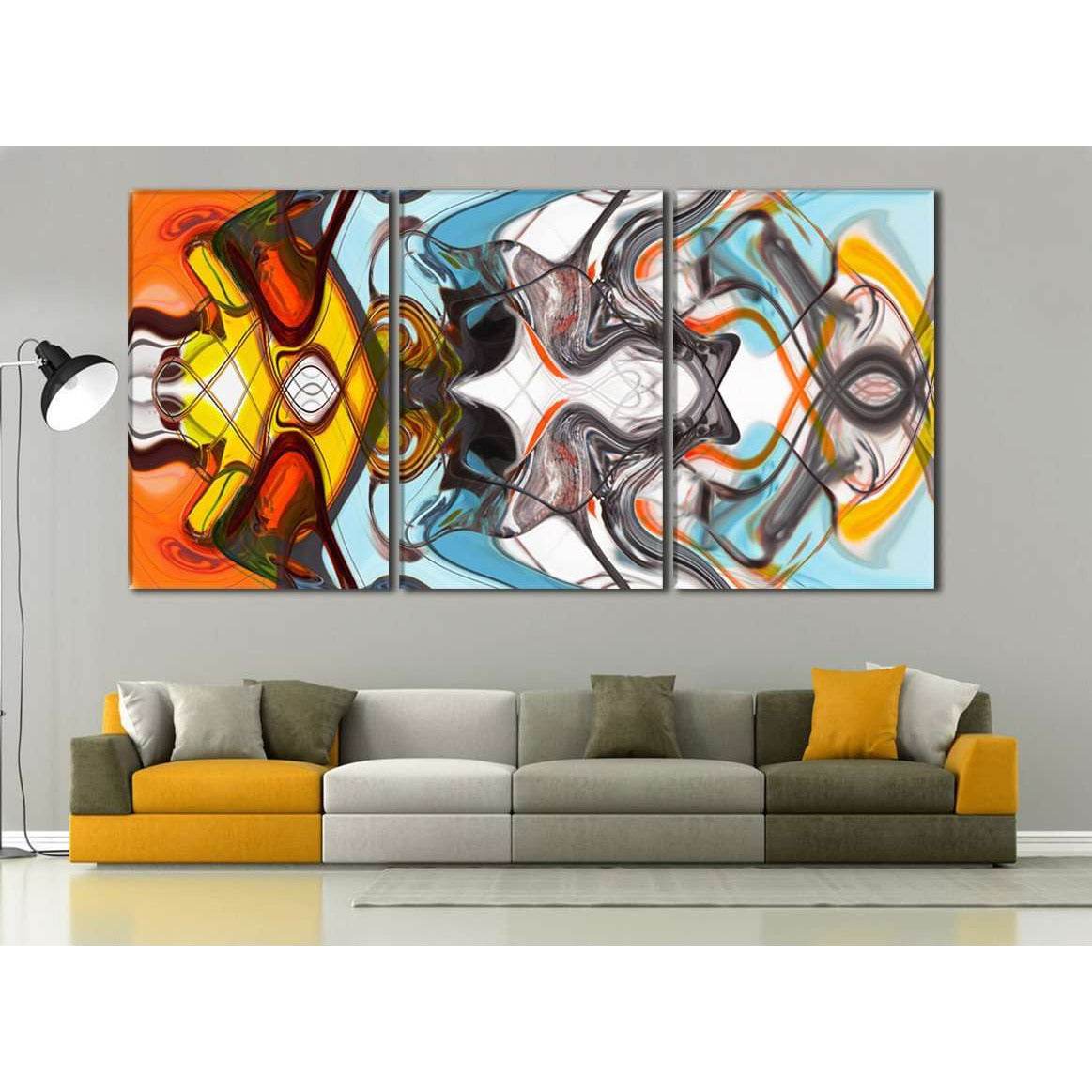 Colorful Abstract №787 Ready to Hang Canvas Print