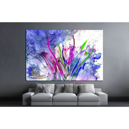 Colorful paint splashing №1339 Ready to Hang Canvas PrintCanvas art arrives ready to hang, with hanging accessories included and no additional framing required. Every canvas print is hand-crafted, made on-demand at our workshop and expertly stretched arou