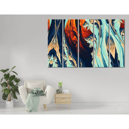 Colorful Stylish Abstract №04404 Ready to Hang Canvas Print - Zellart Canvas Prints ALL_Products