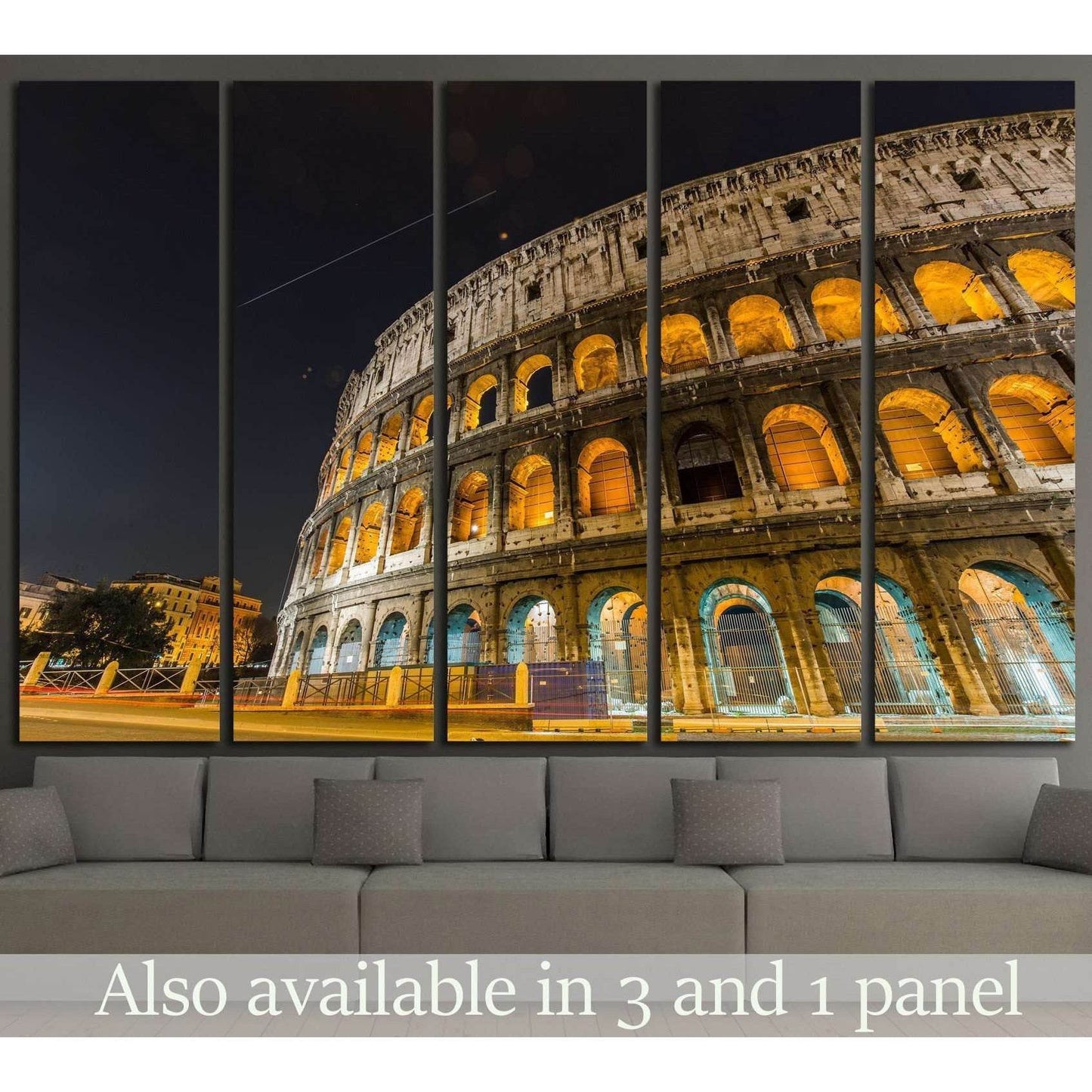 colosseum №739 Ready to Hang Canvas Print - Zellart Canvas Prints ALL_Products, s-739