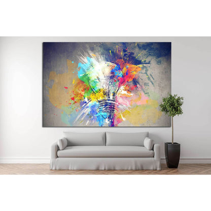 Colours of Life №732 Ready to Hang Canvas Print - Zellart Canvas Prints ALL_Products, s-732