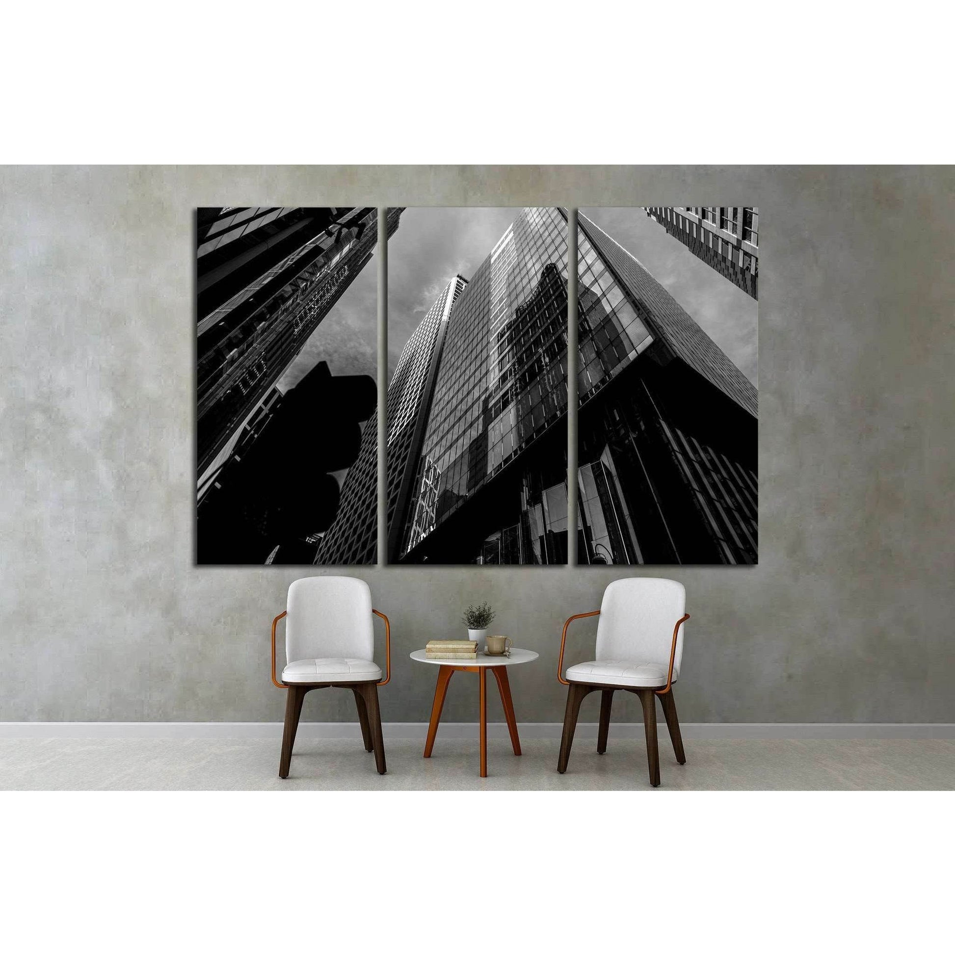Commercial building in Hong Kong №1576 Ready to Hang Canvas Print - Zellart Canvas Prints ALL_Products, s-1576