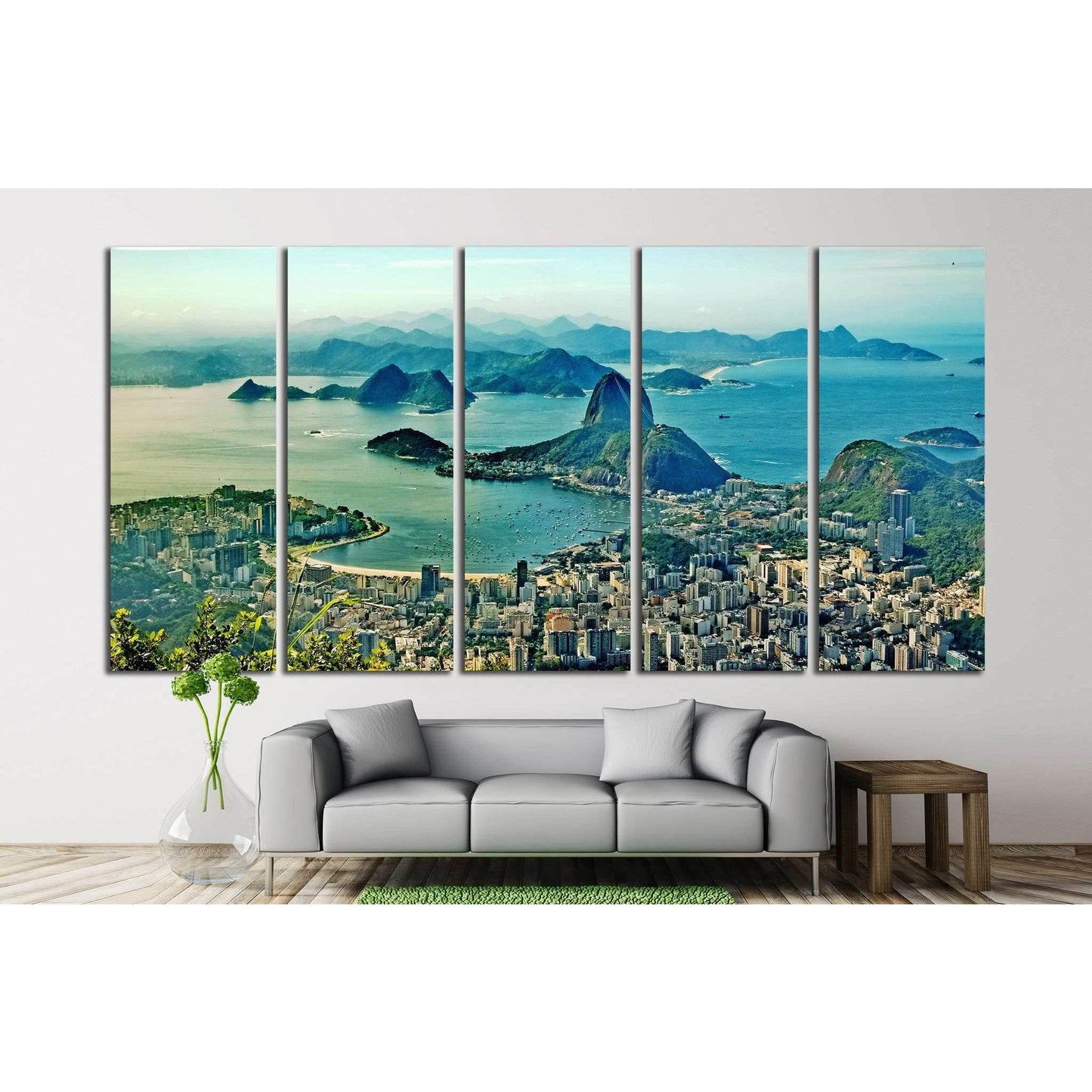 Corcovado, Rio de Janeiro, Brazil №1158 Ready to Hang Canvas Print - Zellart Canvas Prints ALL_Products, s-1158
