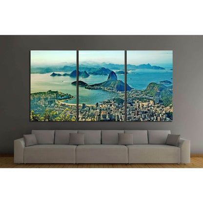 Corcovado, Rio de Janeiro, Brazil №1158 Ready to Hang Canvas Print - Zellart Canvas Prints ALL_Products, s-1158