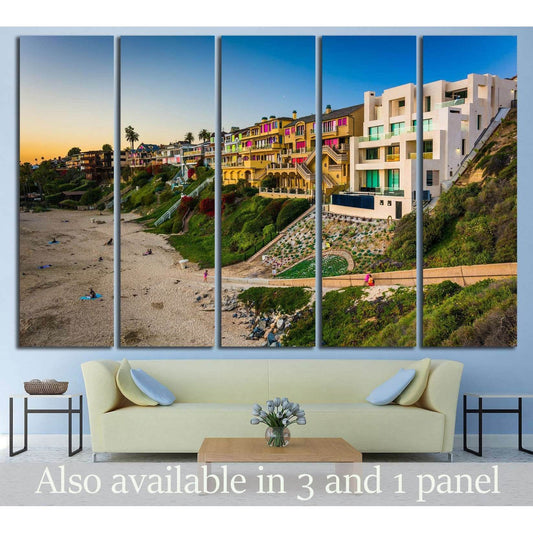 Corona Del Mar State Beach, California №1215 Ready to Hang Canvas Print - Zellart Canvas Prints ALL_Products, s-1215