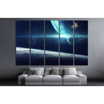 Cosmic art, science fiction wallpaper. Beauty of deep space. №2424 Ready to Hang Canvas PrintCanvas art arrives ready to hang, with hanging accessories included and no additional framing required. Every canvas print is hand-crafted, made on-demand at our