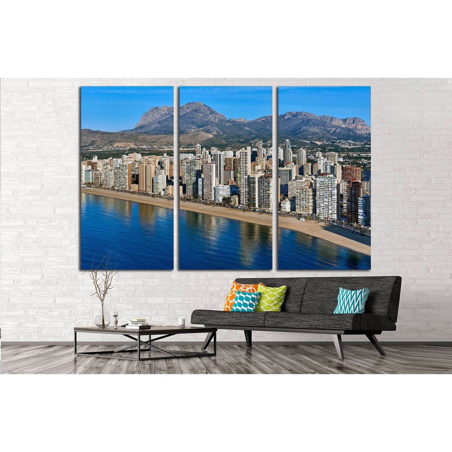 Costa Blanca, Alicante province №3049 Ready to Hang Canvas Print - Zellart Canvas Prints ALL_Products, s-3049