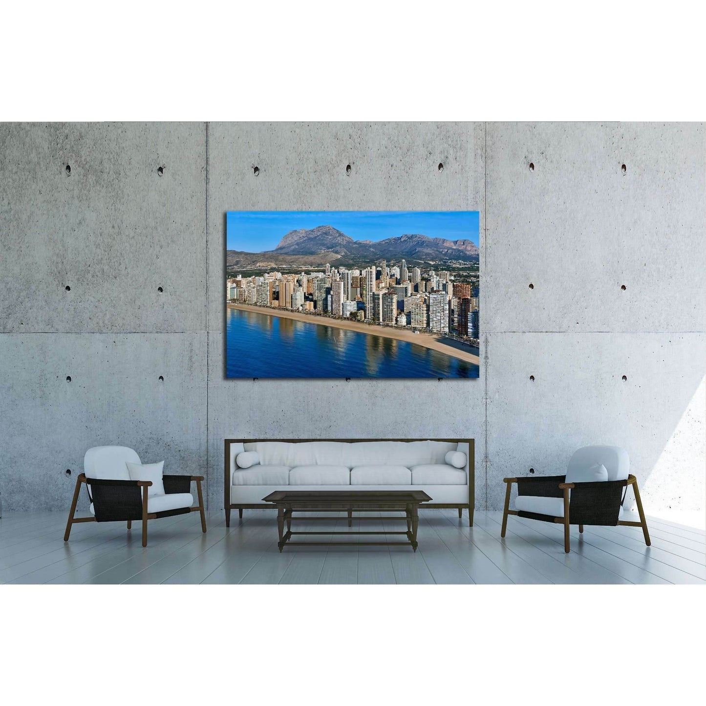 Costa Blanca, Alicante province №3049 Ready to Hang Canvas Print - Zellart Canvas Prints ALL_Products, s-3049