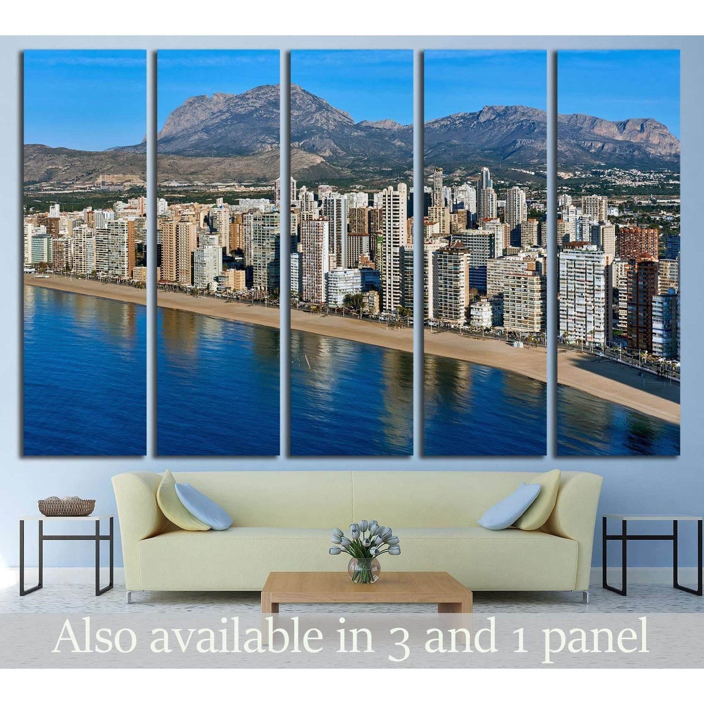 Costa Blanca, Alicante province №3049 Ready to Hang Canvas Print - Zellart Canvas Prints ALL_Products, s-3049