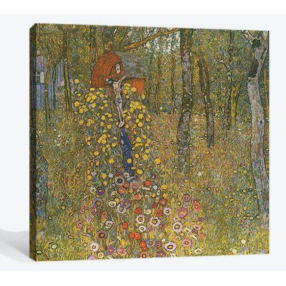 Country Garden with Crucifix, 1911 - Ready to Hang Canvas Print - Zellart Canvas Prints 6221, ALL_Products