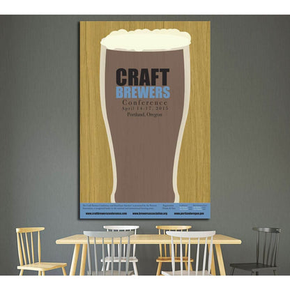 Craft Beer №3452 Ready to Hang Canvas Print - Zellart Canvas Prints ALL_Products, Beer, s-3452