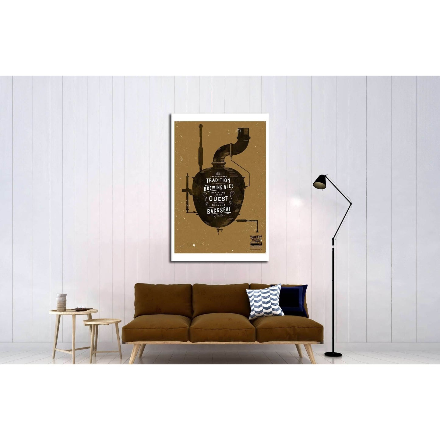 Craft beer art №3412 Ready to Hang Canvas PrintCanvas art arrives ready to hang, with hanging accessories included and no additional framing required. Every canvas print is hand-crafted, made on-demand at our workshop and expertly stretched around 100% No