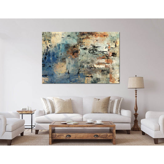 Creative Color Abstract №04338 Ready to Hang Canvas Print - Zellart Canvas Prints ALL_Products