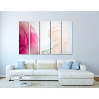 Crimson Rose Abstract №04276 Ready to Hang Canvas Print - Zellart Canvas Prints ALL_Products