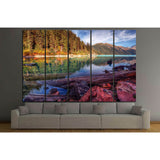 crisp clear mountain lake №851 Ready to Hang Canvas Print