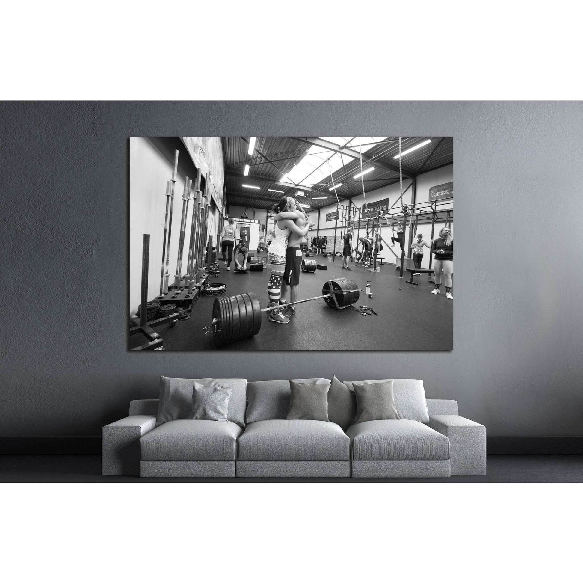Crossfit Training №1462 Ready to Hang Canvas Print - Zellart Canvas Prints ALL_Products, s-1462