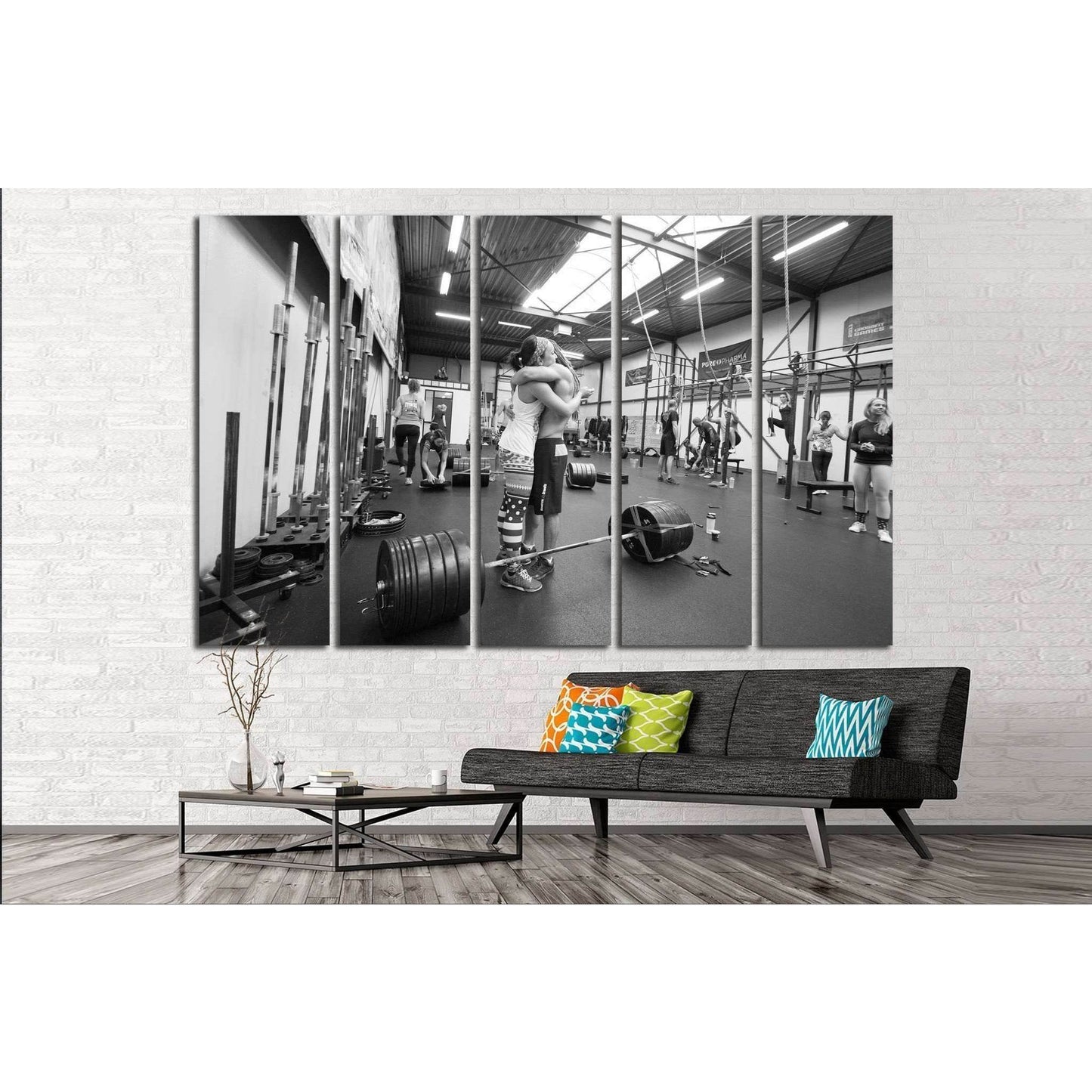 Crossfit Training №1462 Ready to Hang Canvas Print - Zellart Canvas Prints ALL_Products, s-1462