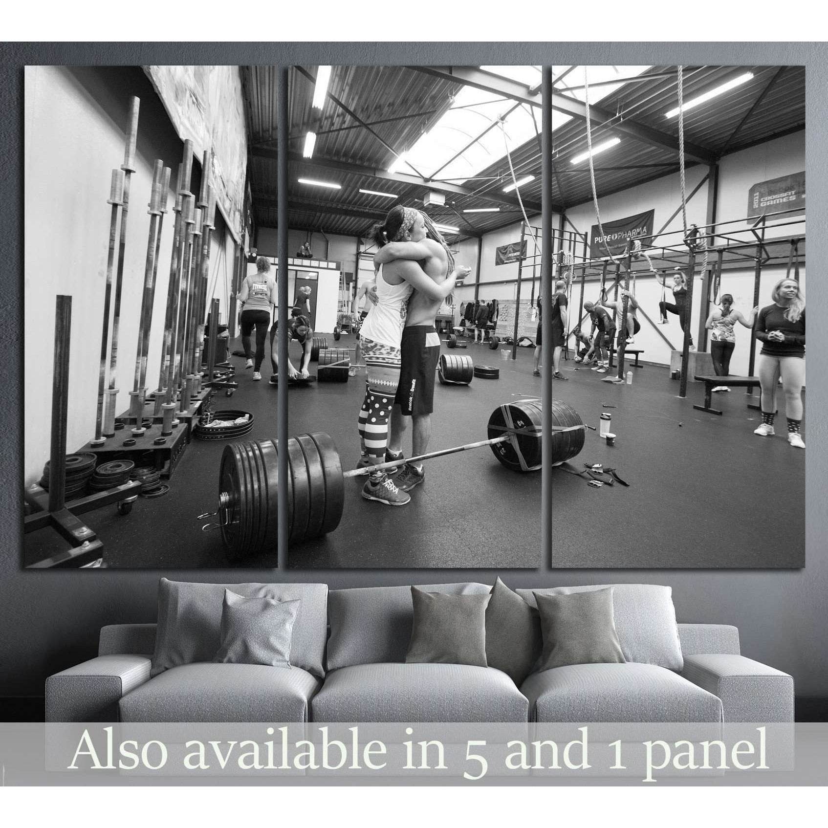 Crossfit Training №1462 Ready to Hang Canvas Print - Zellart Canvas Prints ALL_Products, s-1462