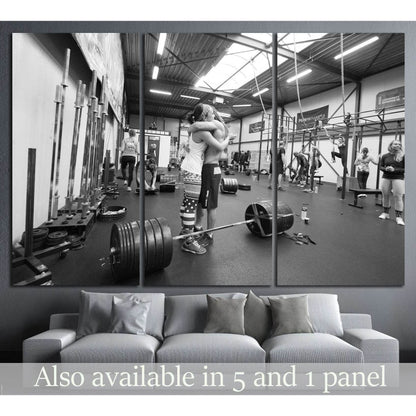 Crossfit Training №1462 Ready to Hang Canvas Print - Zellart Canvas Prints ALL_Products, s-1462