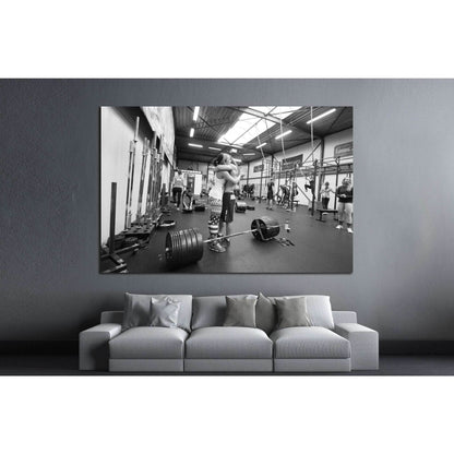 Crossfit Training №1462 Ready to Hang Canvas PrintCanvas art arrives ready to hang, with hanging accessories included and no additional framing required. Every canvas print is hand-crafted, made on-demand at our workshop and expertly stretched around 100%