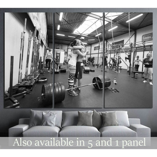 Crossfit Training №1462 Ready to Hang Canvas PrintCanvas art arrives ready to hang, with hanging accessories included and no additional framing required. Every canvas print is hand-crafted, made on-demand at our workshop and expertly stretched around 100%