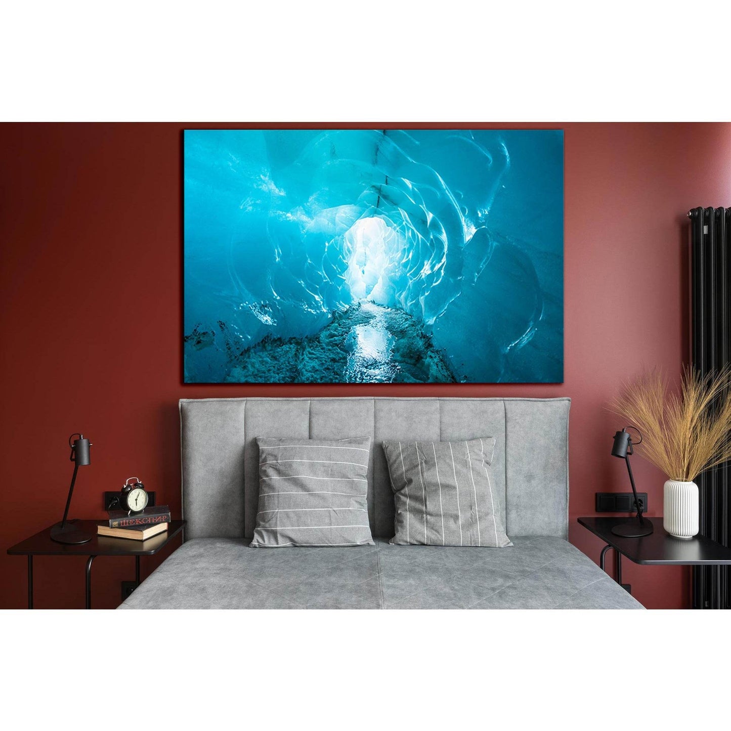 Crystal Ice Cave №SL1325 Ready to Hang Canvas Print - Zellart Canvas Prints 0new, ALL_Products, Glacials
