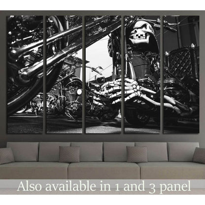 Custom Motor Bike №539 Ready to Hang Canvas Print - Zellart Canvas Prints ALL_Products, s-539