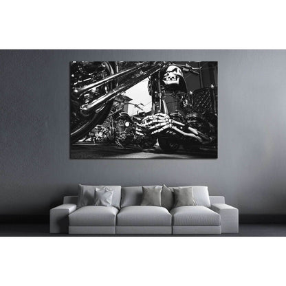 Custom Motor Bike №539 Ready to Hang Canvas Print - Zellart Canvas Prints ALL_Products, s-539