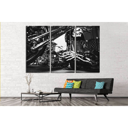 Custom Motor Bike №539 Ready to Hang Canvas Print - Zellart Canvas Prints ALL_Products, s-539