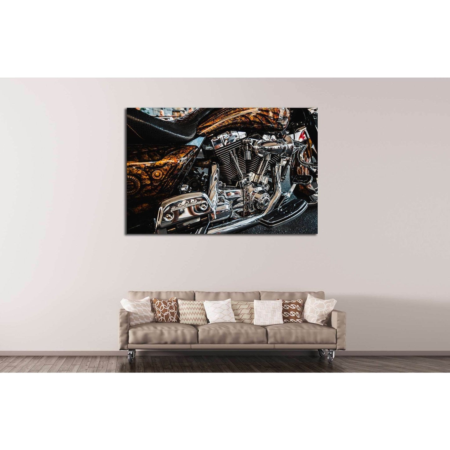 Custom Motor Bike №540 Ready to Hang Canvas PrintCanvas art arrives ready to hang, with hanging accessories included and no additional framing required. Every canvas print is hand-crafted, made on-demand at our workshop and expertly stretched around 100%