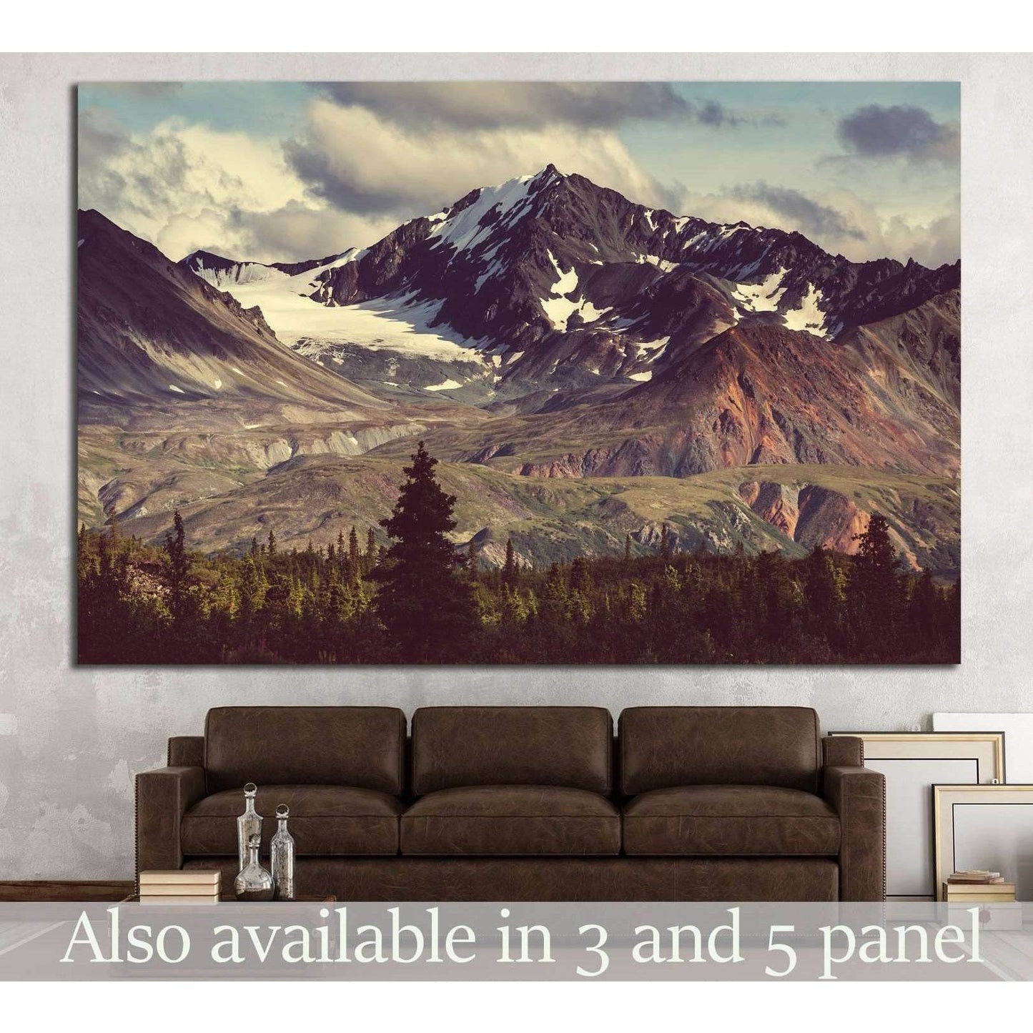 Dağlar №716 Ready to Hang Canvas Print - Zellart Canvas Prints ALL_Products, s-716