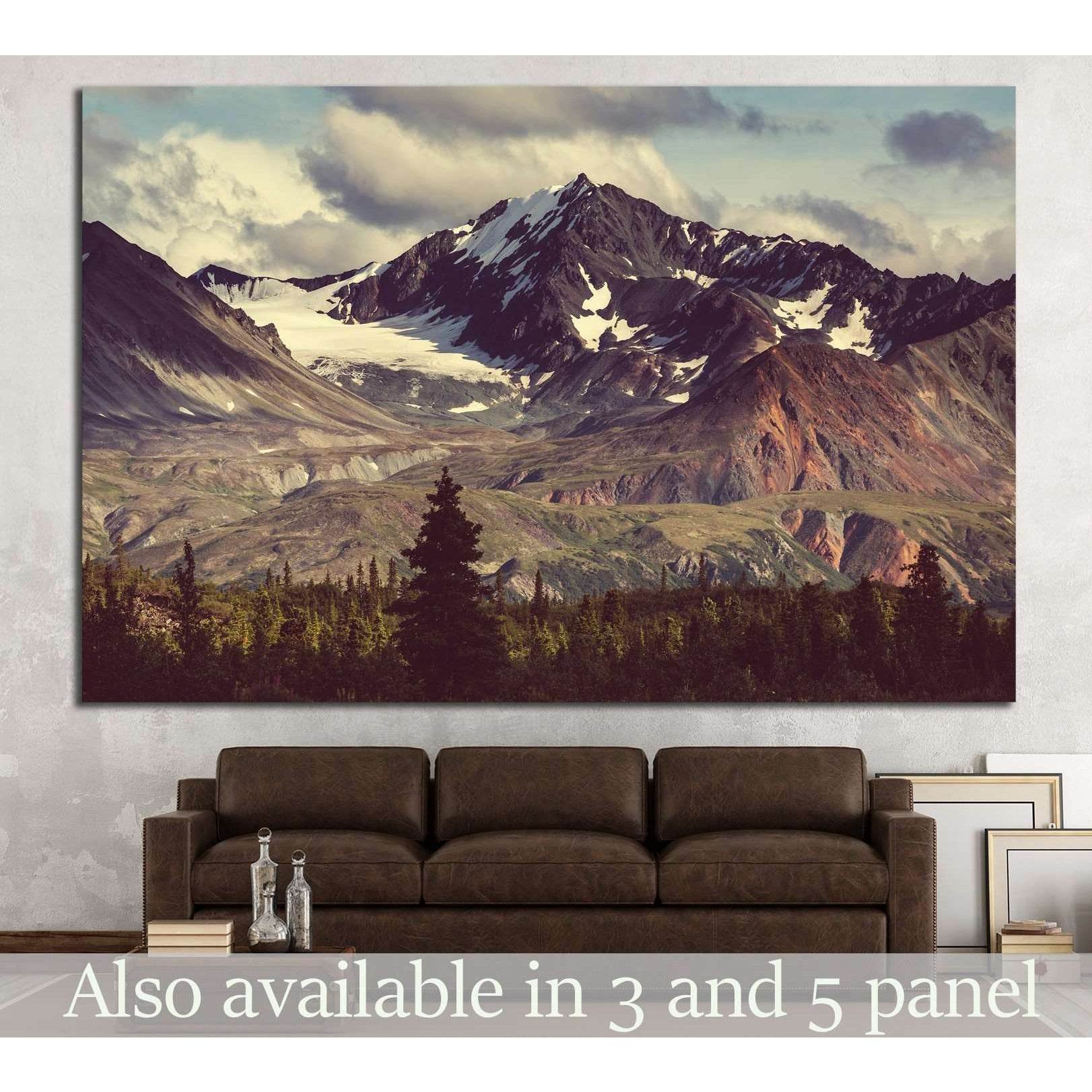 Dağlar №716 Ready to Hang Canvas Print - Zellart Canvas Prints ALL_Products, s-716