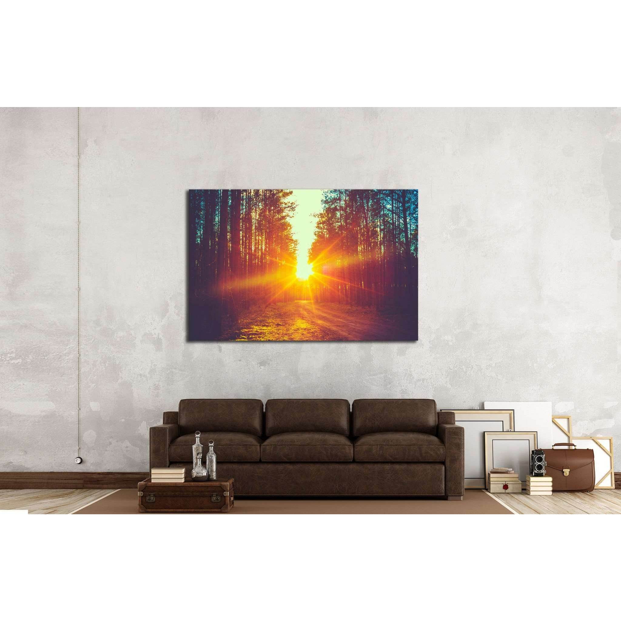 Deciduous Forest №614 Ready to Hang Canvas Print