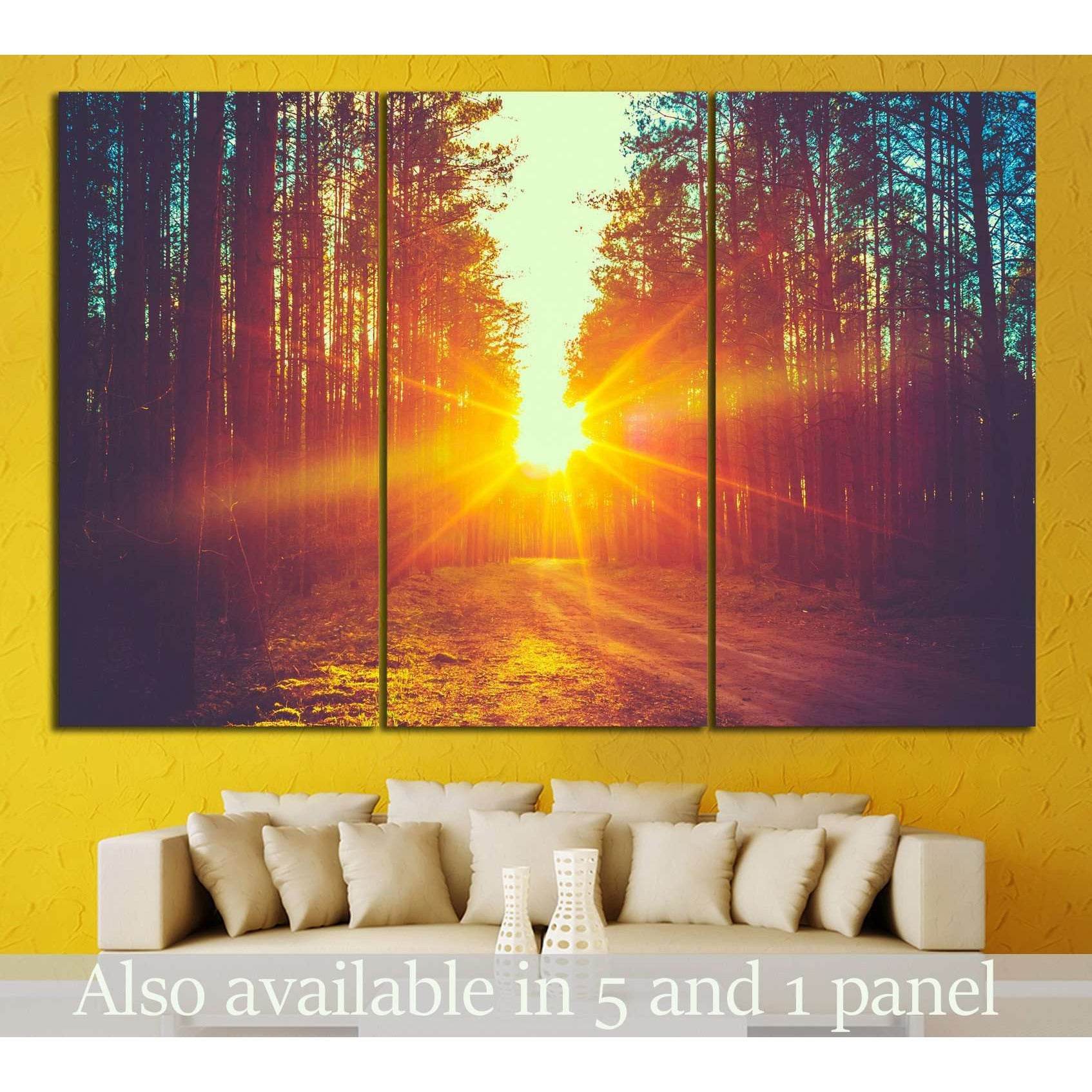 Deciduous Forest №614 Ready to Hang Canvas PrintCanvas art arrives ready to hang, with hanging accessories included and no additional framing required. Every canvas print is hand-crafted, made on-demand at our workshop and expertly stretched around 100% N