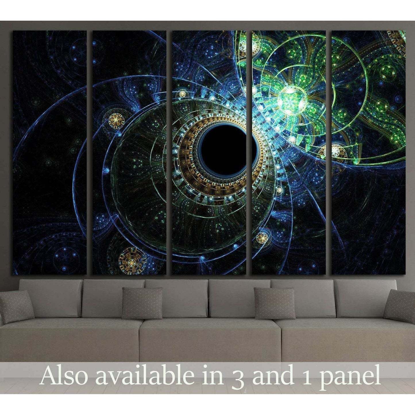 Deep ocean water, fractal abstraction №1416 Ready to Hang Canvas PrintCanvas art arrives ready to hang, with hanging accessories included and no additional framing required. Every canvas print is hand-crafted, made on-demand at our workshop and expertly s