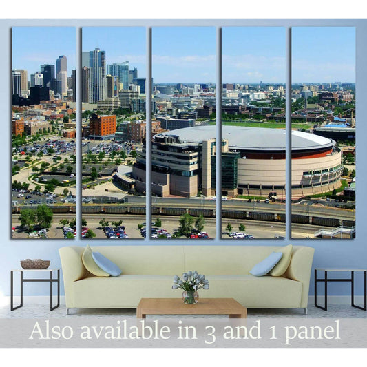 DENVER, USA №1762 Ready to Hang Canvas Print - Zellart Canvas Prints ALL_Products, s-1762