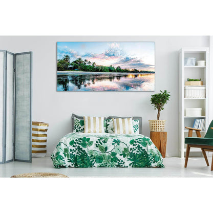 Desert Beach №SL110 Ready to Hang Canvas Print - Zellart Canvas Prints 0new, ALL_Products, Beach Ocean & Waves